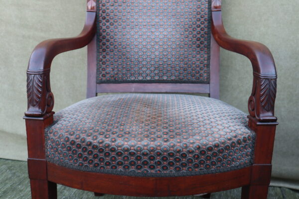 French Louis Phillipe C1830 mahogany side chairs.
